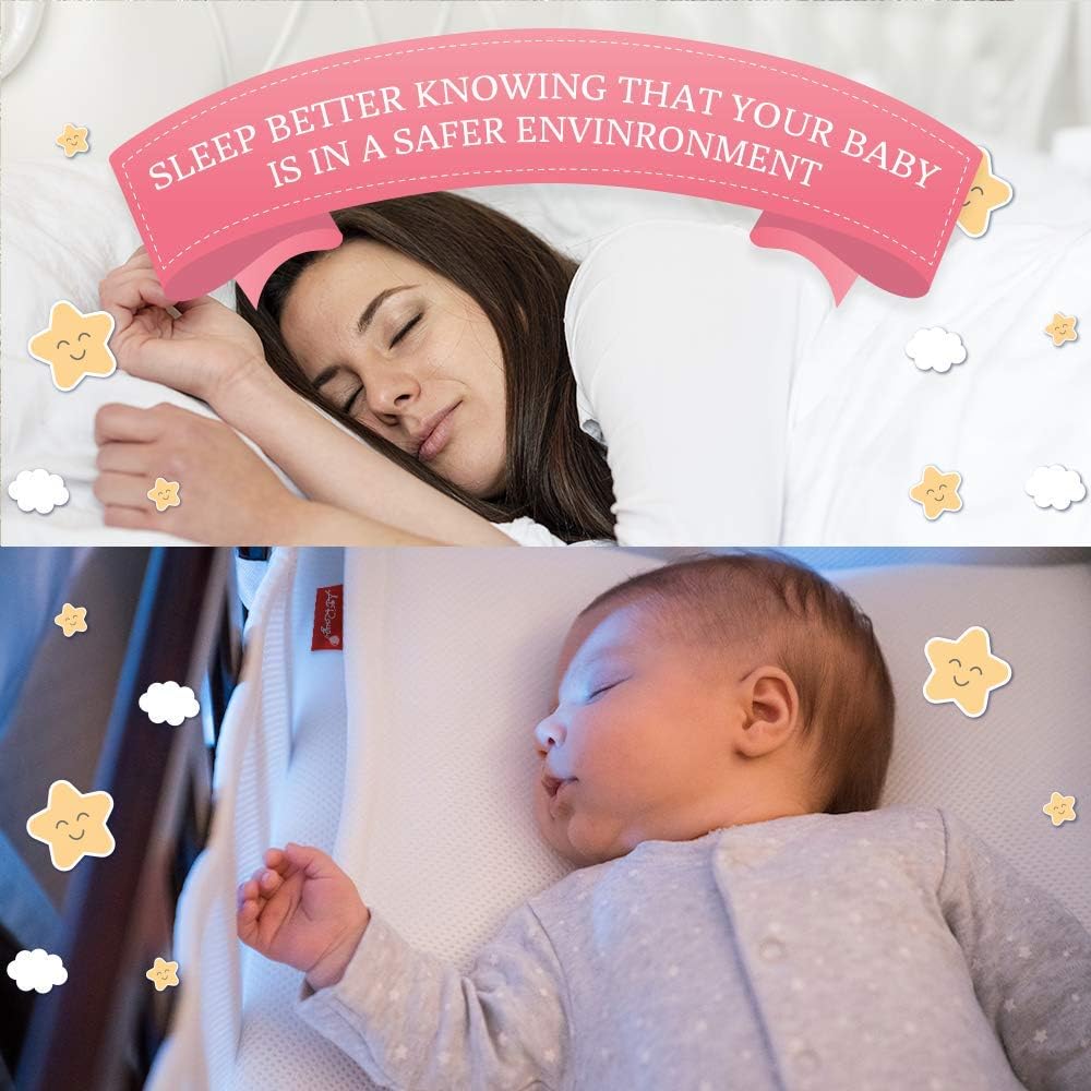 Airflow Mesh Nestchen für Kinderbetten (zweiseitig), Weiss