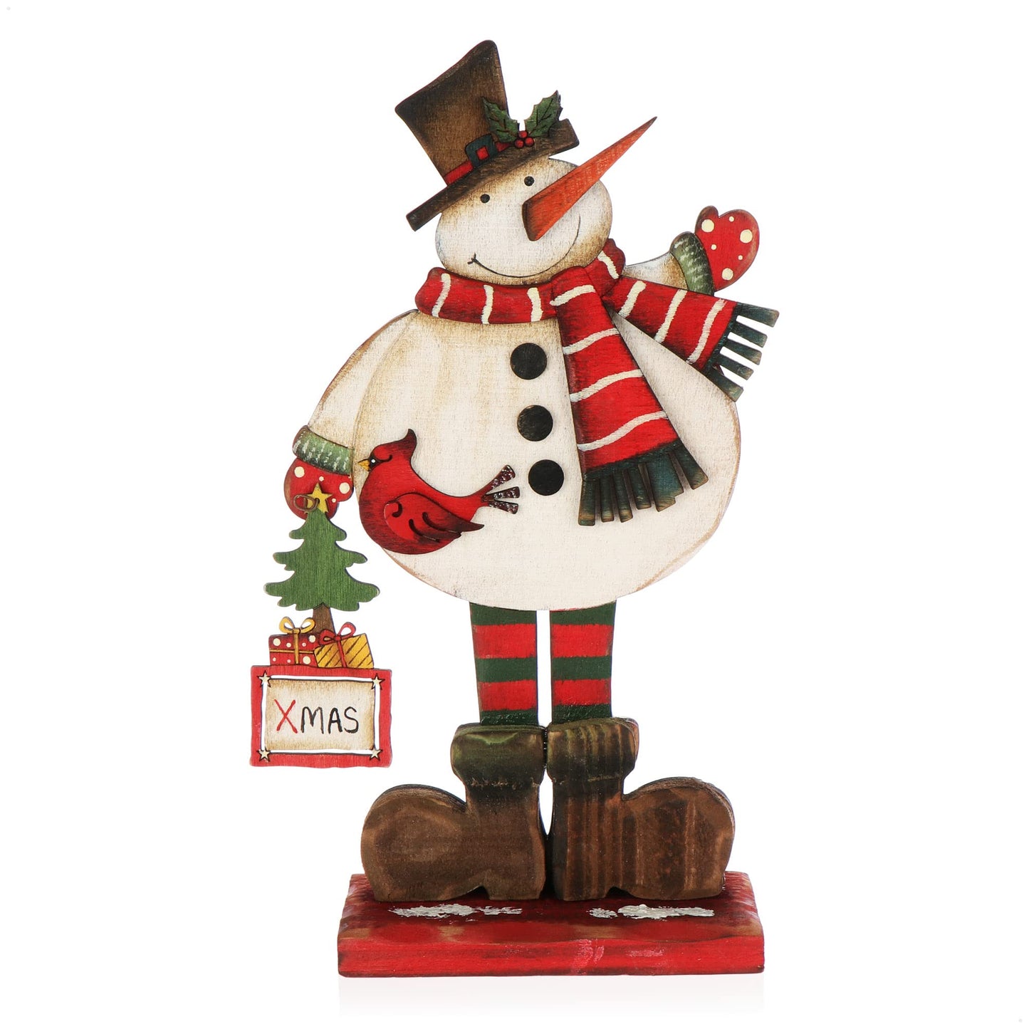 Schneemann Aufsteller X-Mas, Schneemann - X-mas