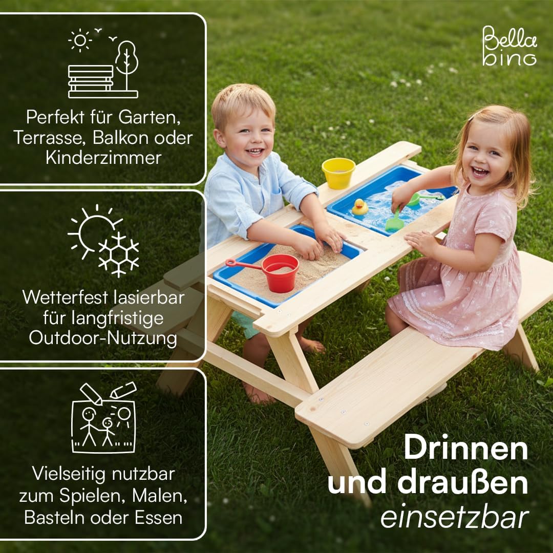 Kindersitzgruppe mit 2 Wannen, mit 2 Wannen