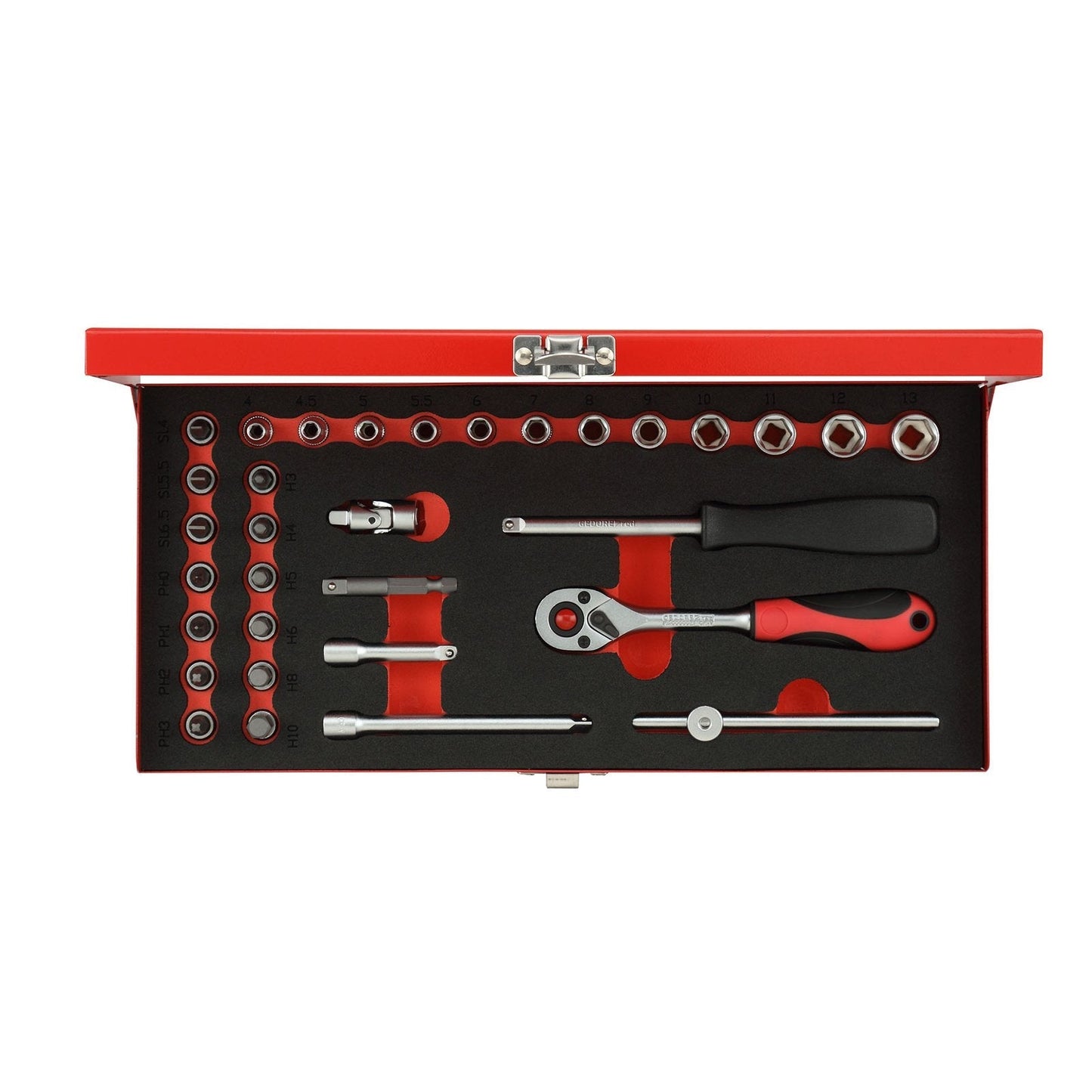 Red Steckschlüssel-Satz 1/4", 32-teilig, 1/4 Zoll Multicolour