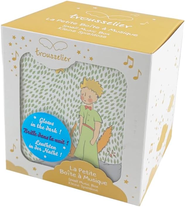Schatzkiste & Musikschmuckdose - Der kleine Prinz St Exupery, Musikbox Würfel