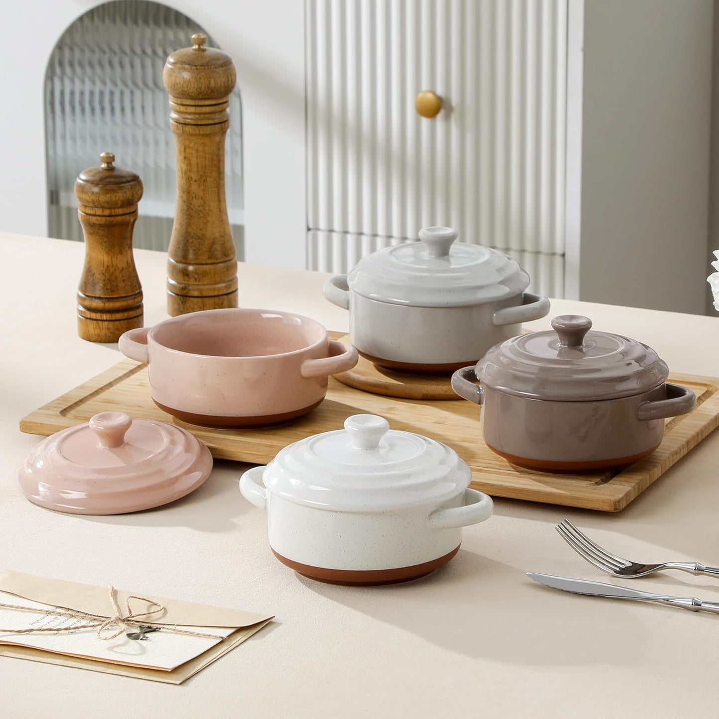 Mini Cocotte Auflaufform-Set, multi-color