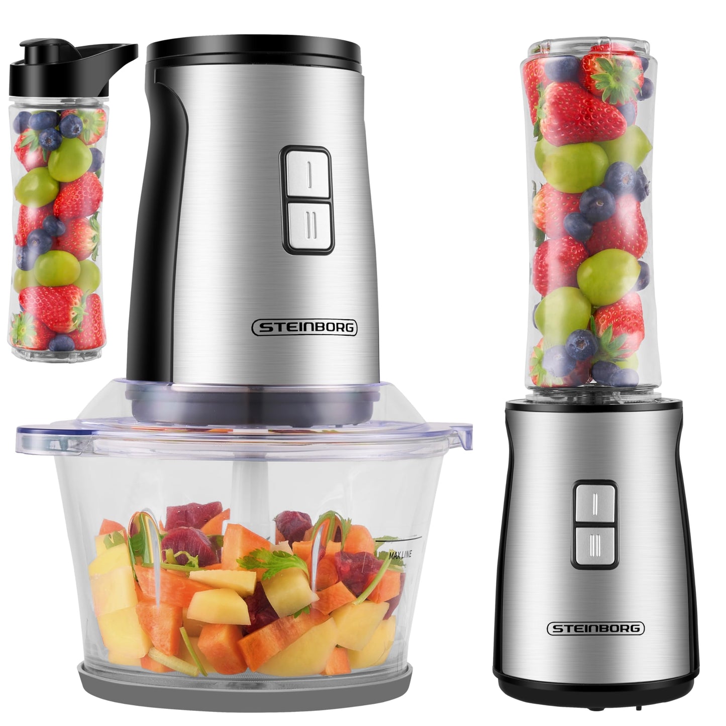 2in1 Standmixer & Multizerkleinerer Set