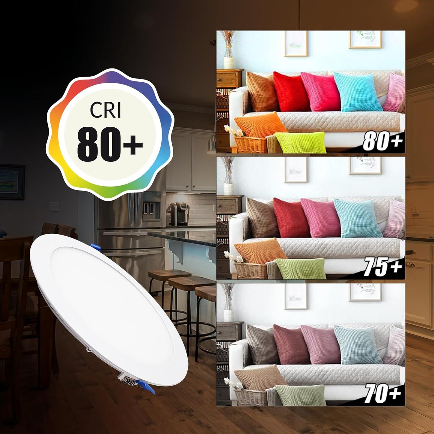 LED-Einbaustrahler, 10 Stück (1er Pack)