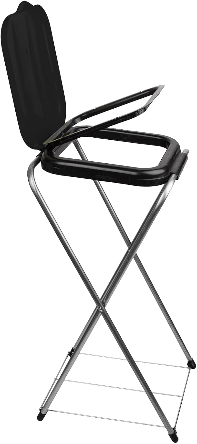 Müllsackständer EasyFix mit Gitterboden, Schwarz