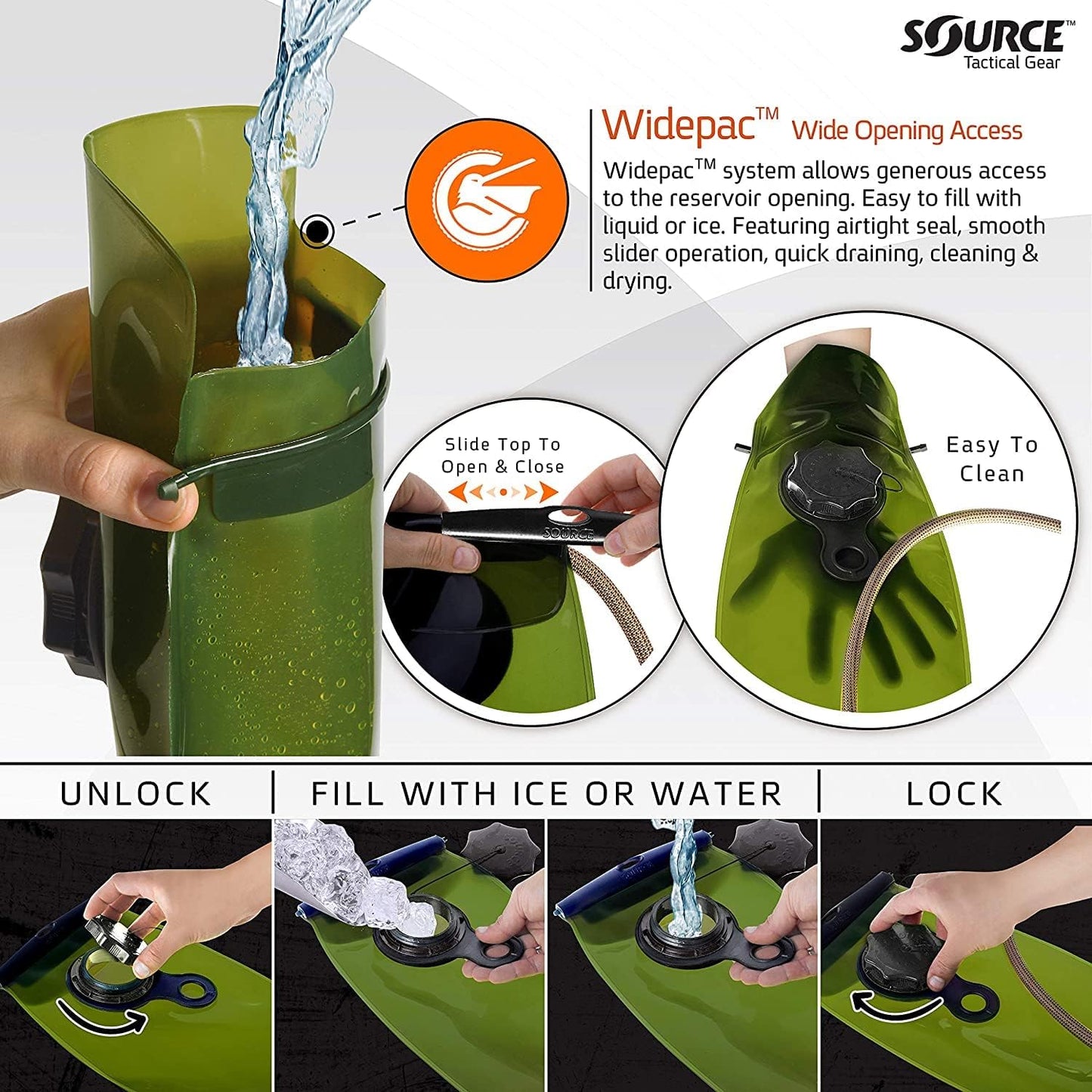 WXP Trinkblase Trinkrucksack 3L, Coyote 3 Liter