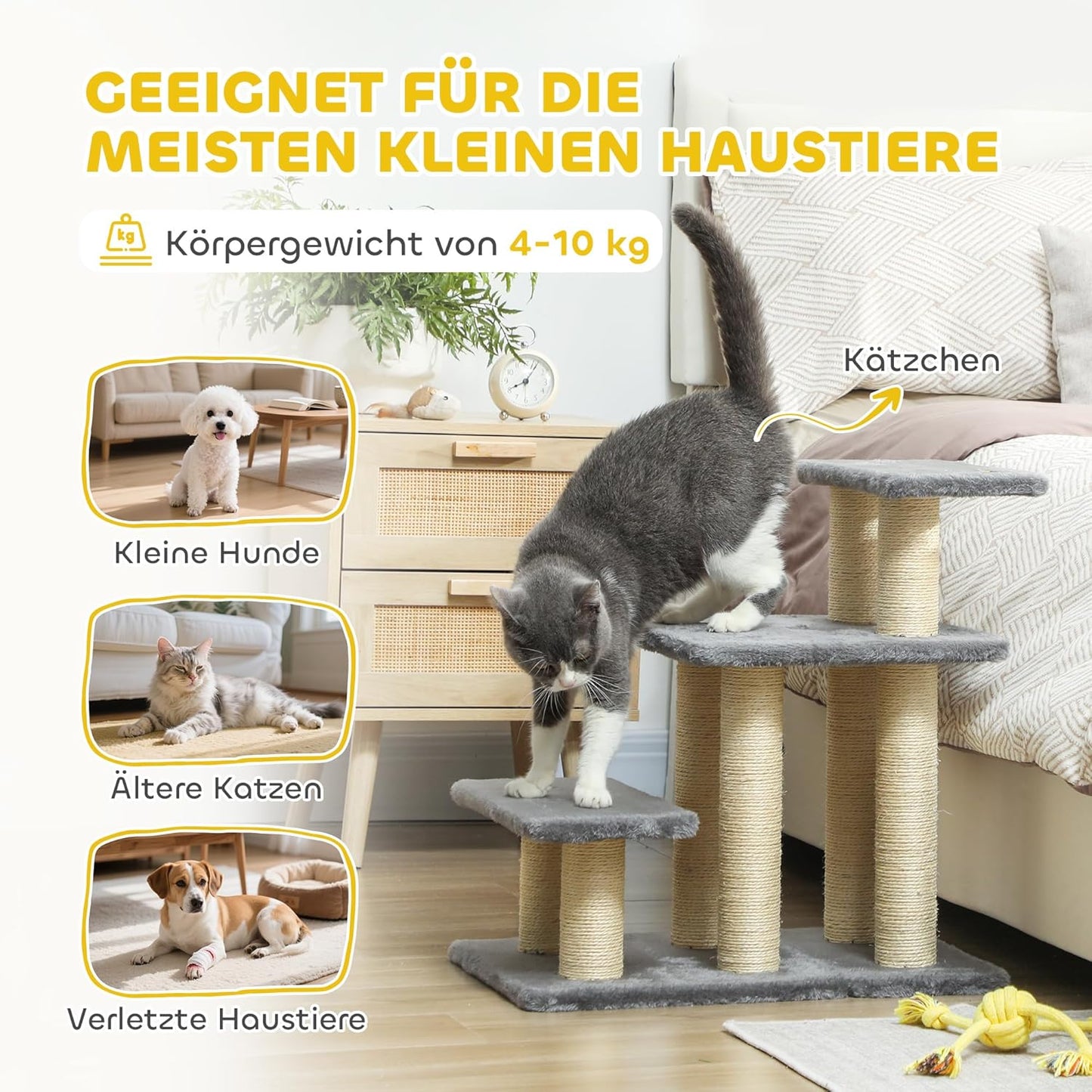 Katzenbaum mit Spielball