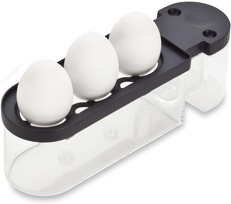Eierkocher 6020 mit herausnehmbarem Eierträger, Schwarz