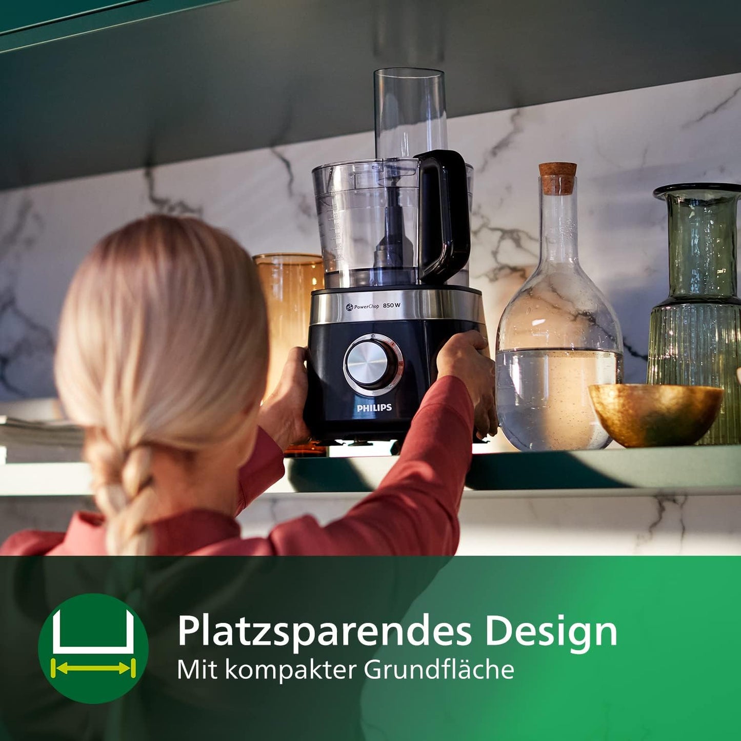 Küchenmaschine Viva, 850 Watt, 29 Funktionen + Standmixeraufsatz
