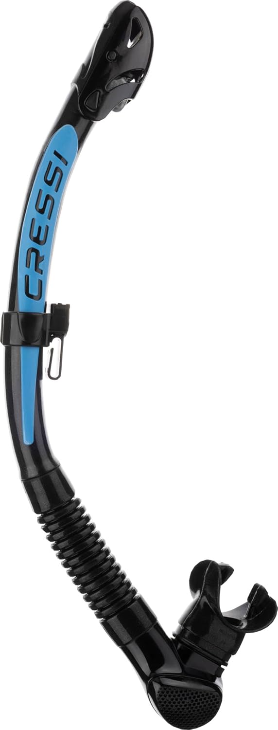 Alpha Ultra Dry - Schnorchel für Tauchen & Apnoe, Schwarz/Blau Alpha Ultra Dry
