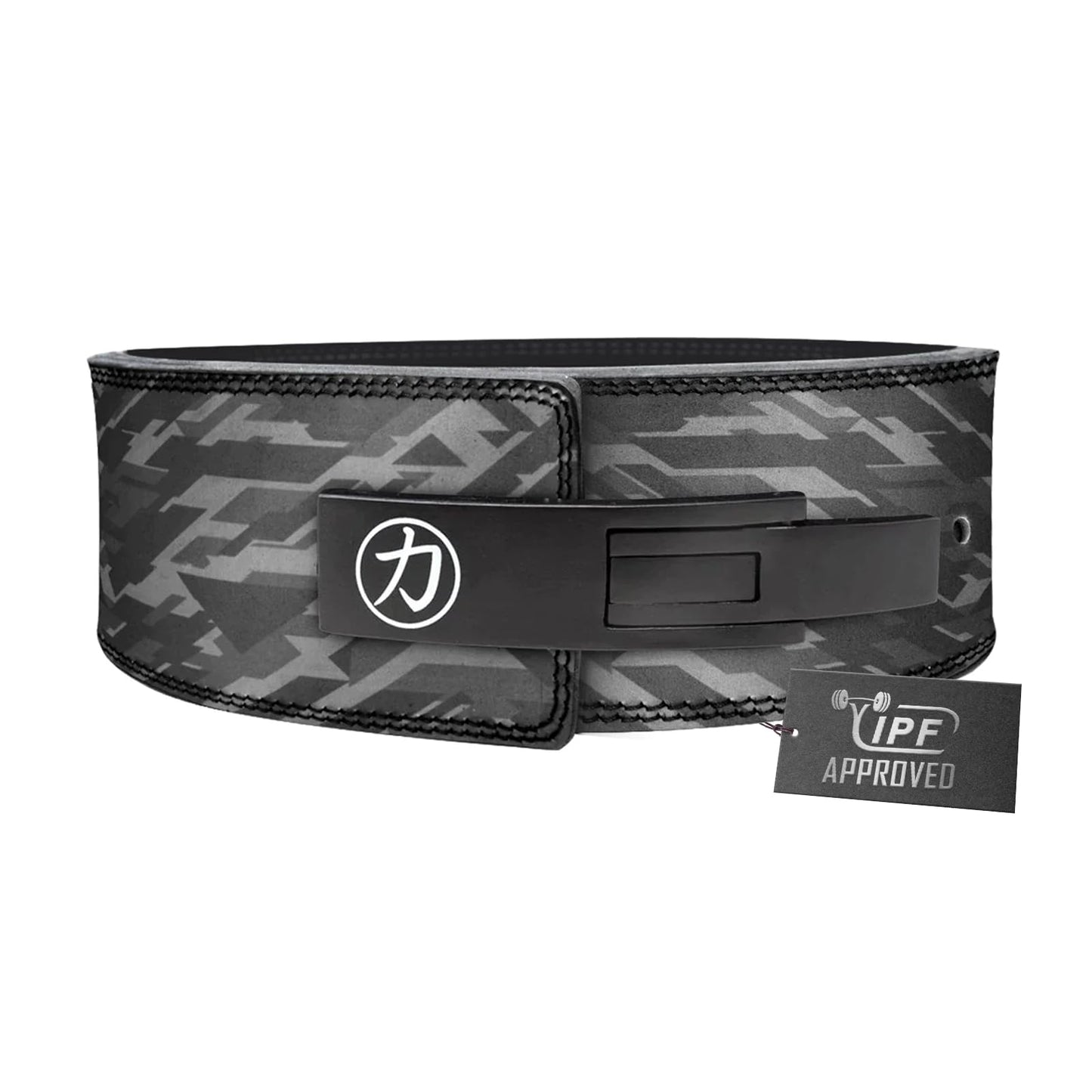 Gewichthebergürtel IPF-zertifiziert, L Camouflage (Dunkel)