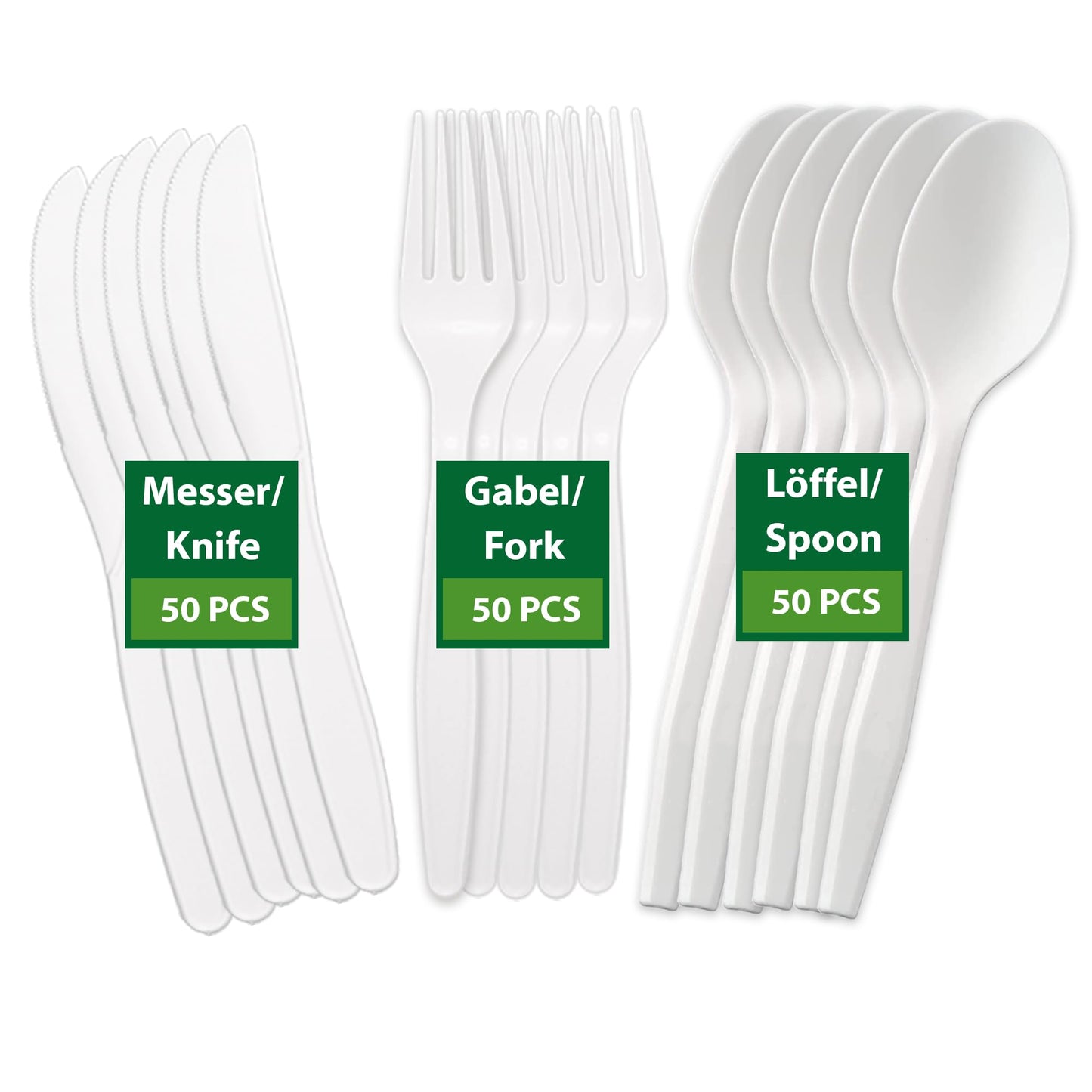 Mehrweg Besteck-Set, 150 tlg