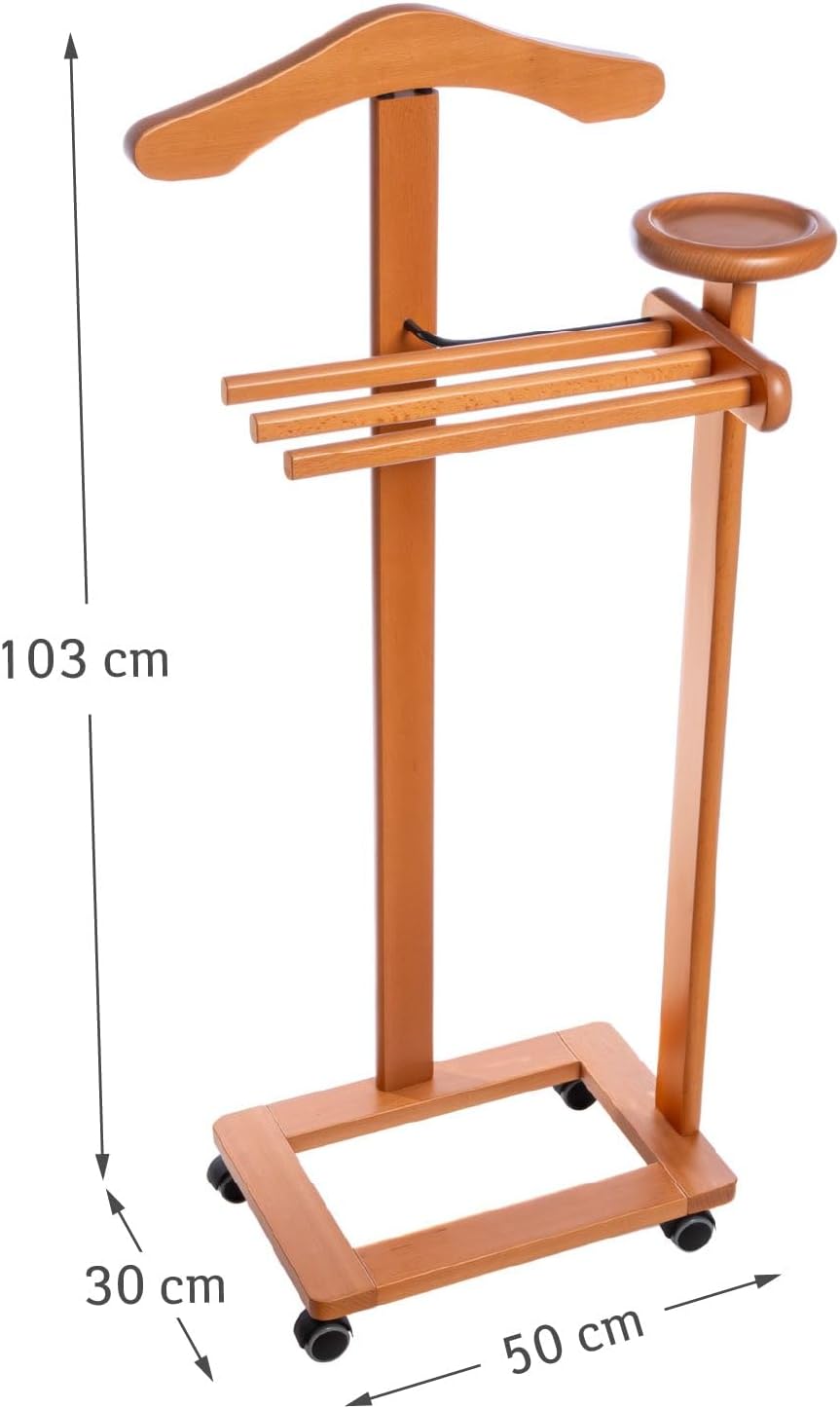 Herrendiener auf Rollen, Kirsche