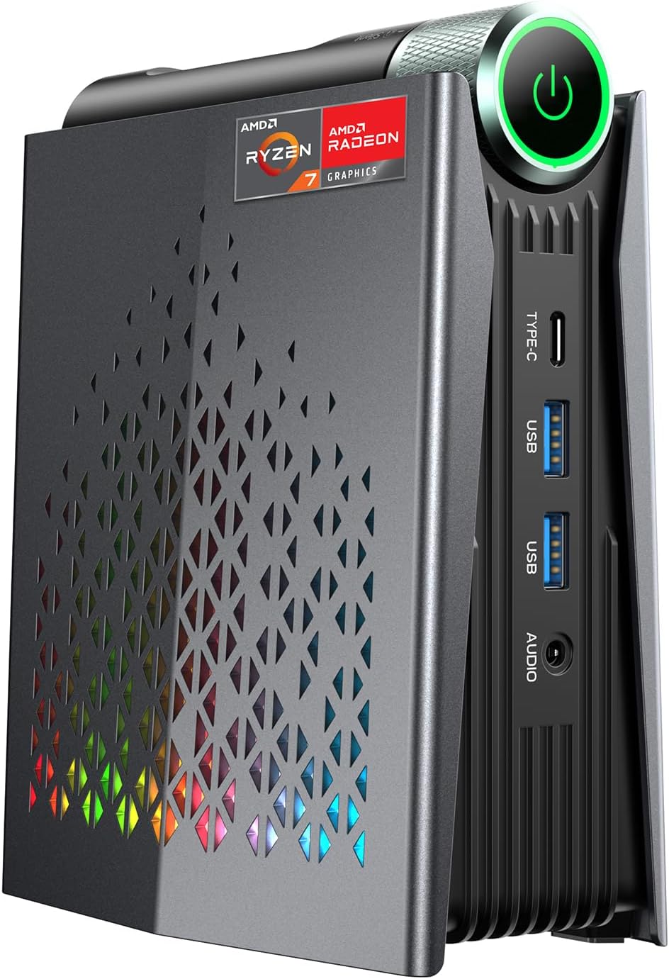 Mini PC S3A mit Ryzen 7 8745HS, 3 Modi, WIFI6, Ryzen 7 8745HS 32+1TB