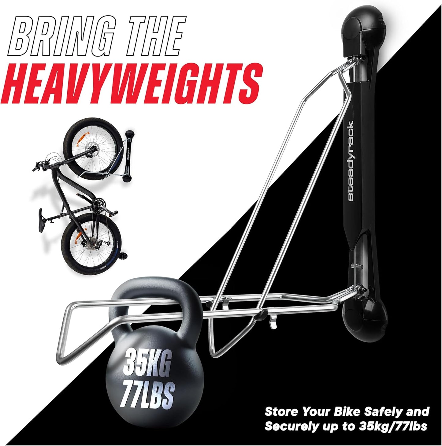 Fat Rack - Velo Wandhalterung, Fat Rack - Verchromt