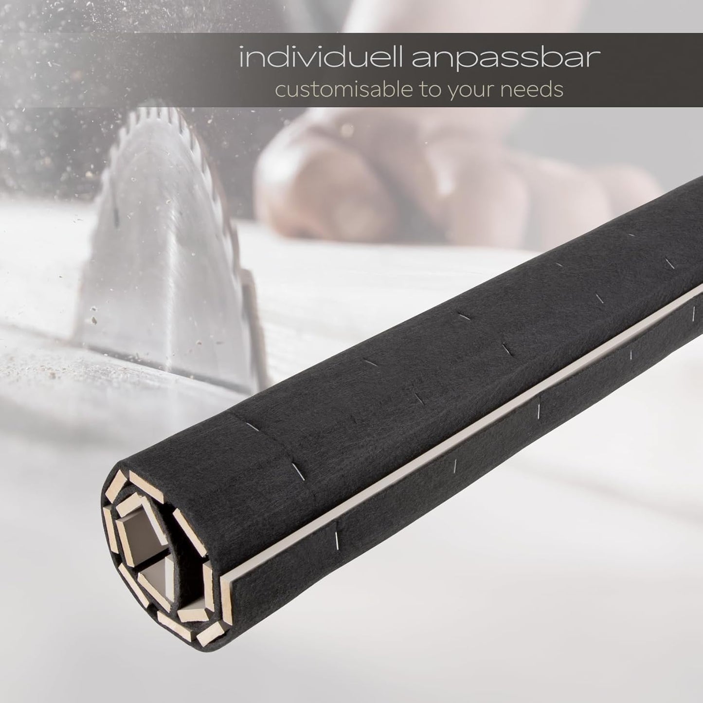 Akustikpaneele Schalldämmung 0.83m², Sandgrey 0.6W x 1.4L m