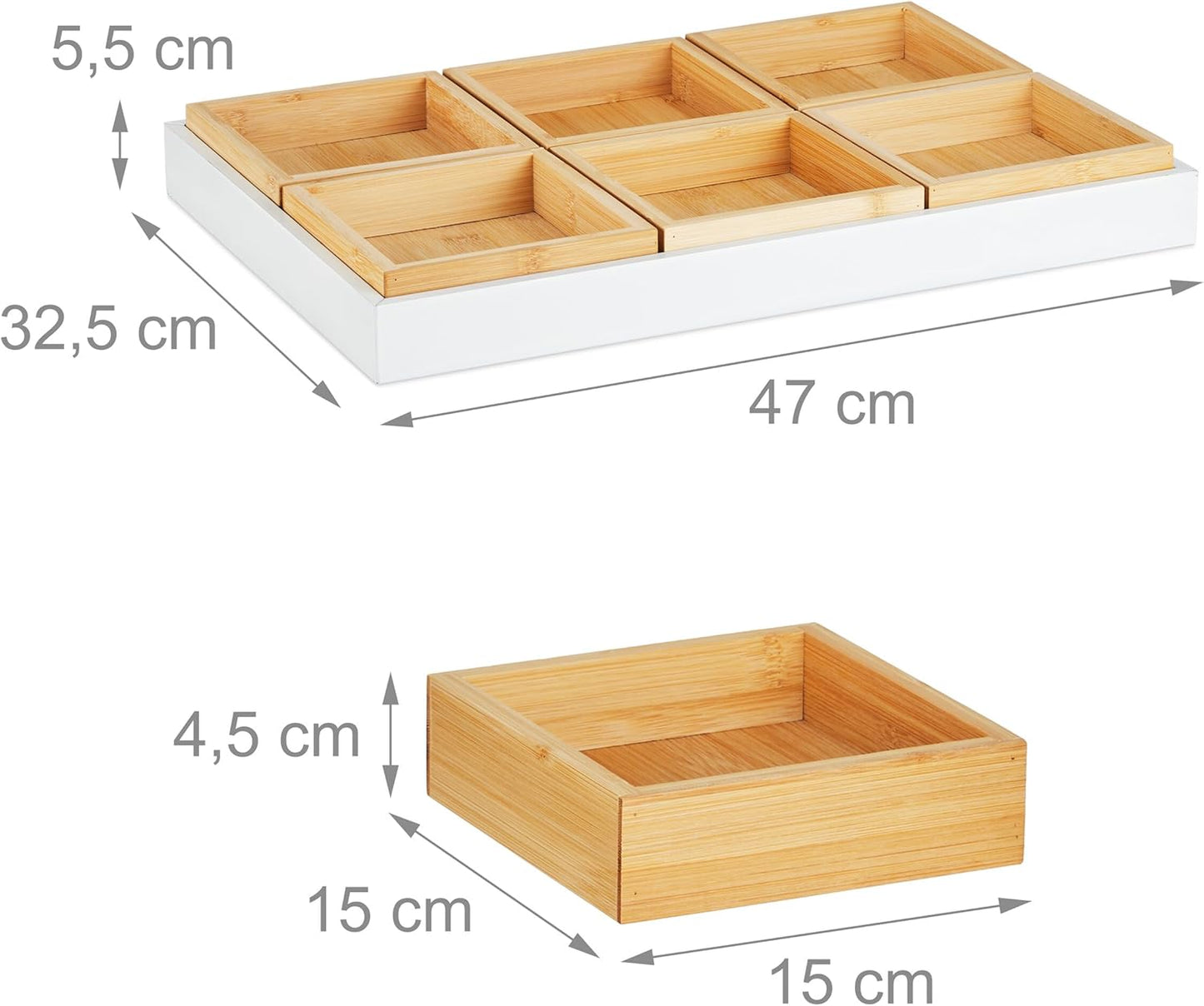 7-tlg. Snackschalen-Set