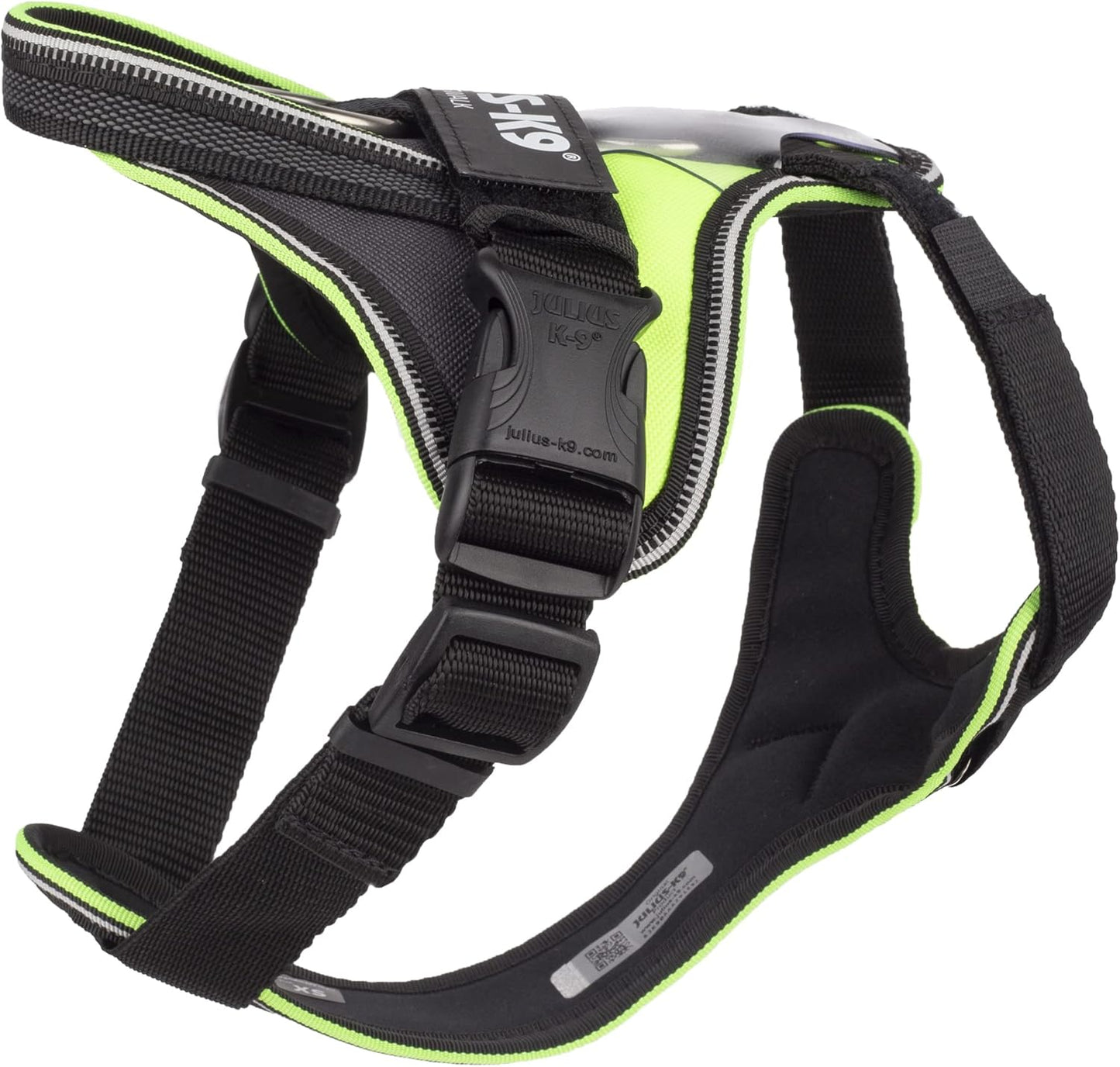Longwalk - Hundegeschirr, Neon-Grau XS