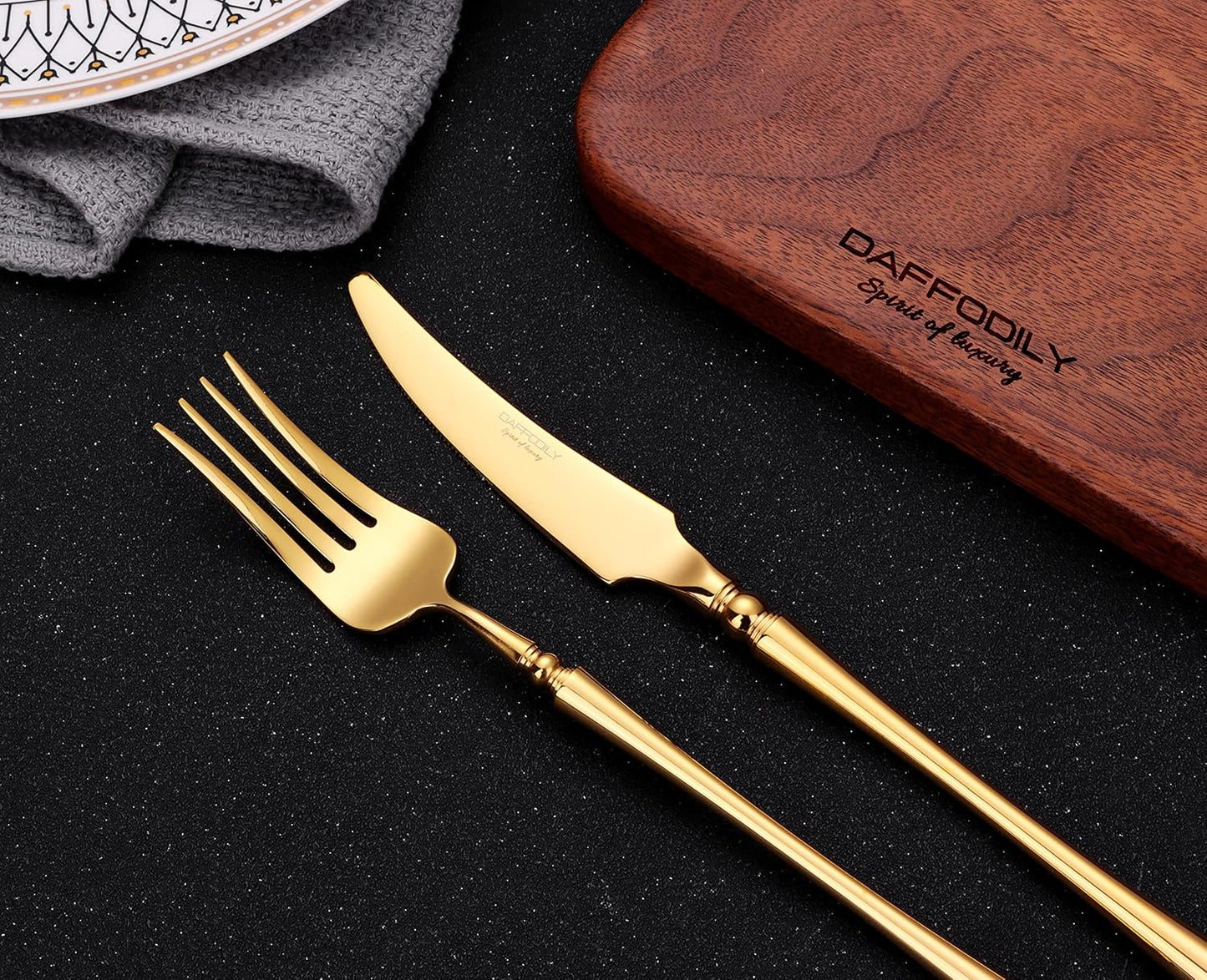 20-teiliges Besteck-Set, Talin Gold