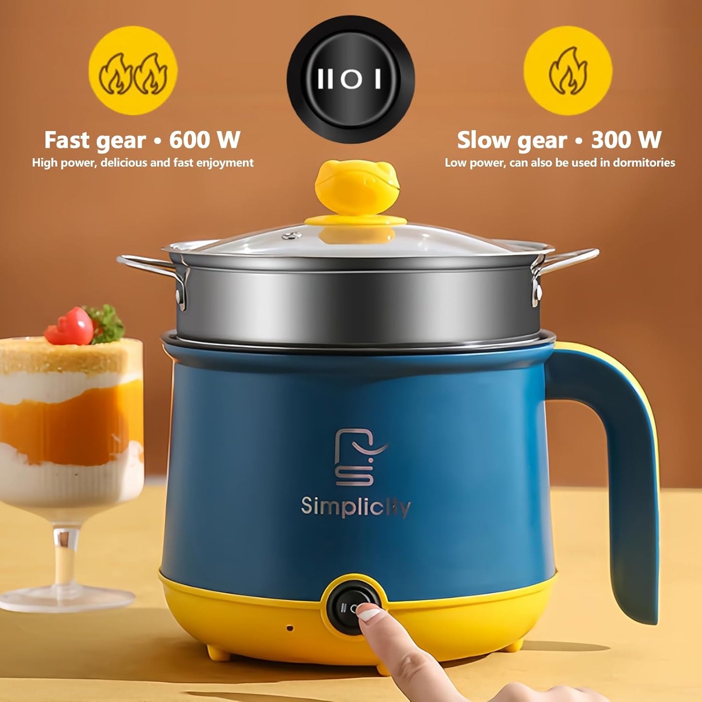 Mini-Hot Pot mit Dampfgarer