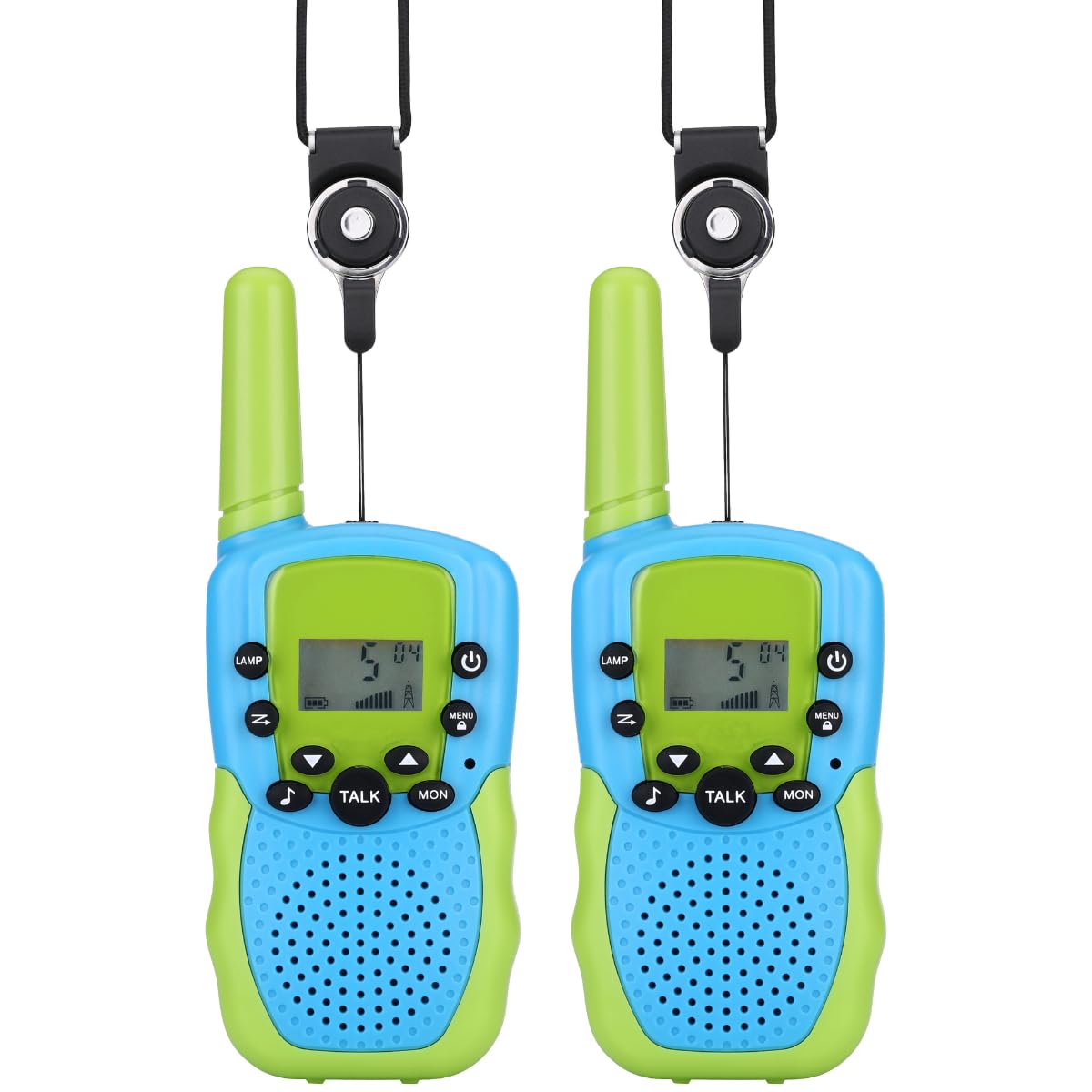 Walkie-Talkies für Kinder, Blau/Grün
