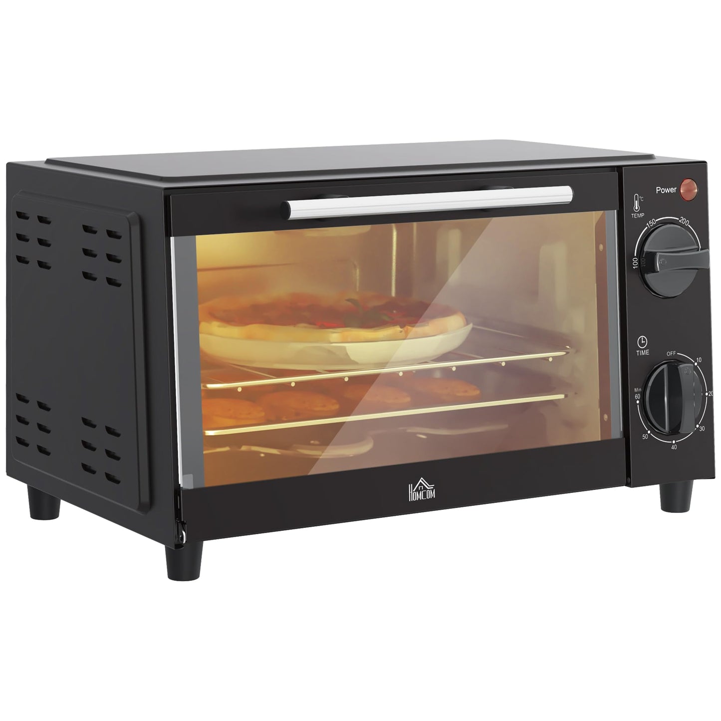 Mini-Backofen 9 L, Schwarz