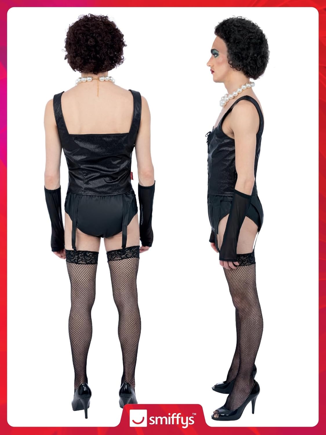Rocky Horror Show Kostüm-Set, Large (Chest 42-44)