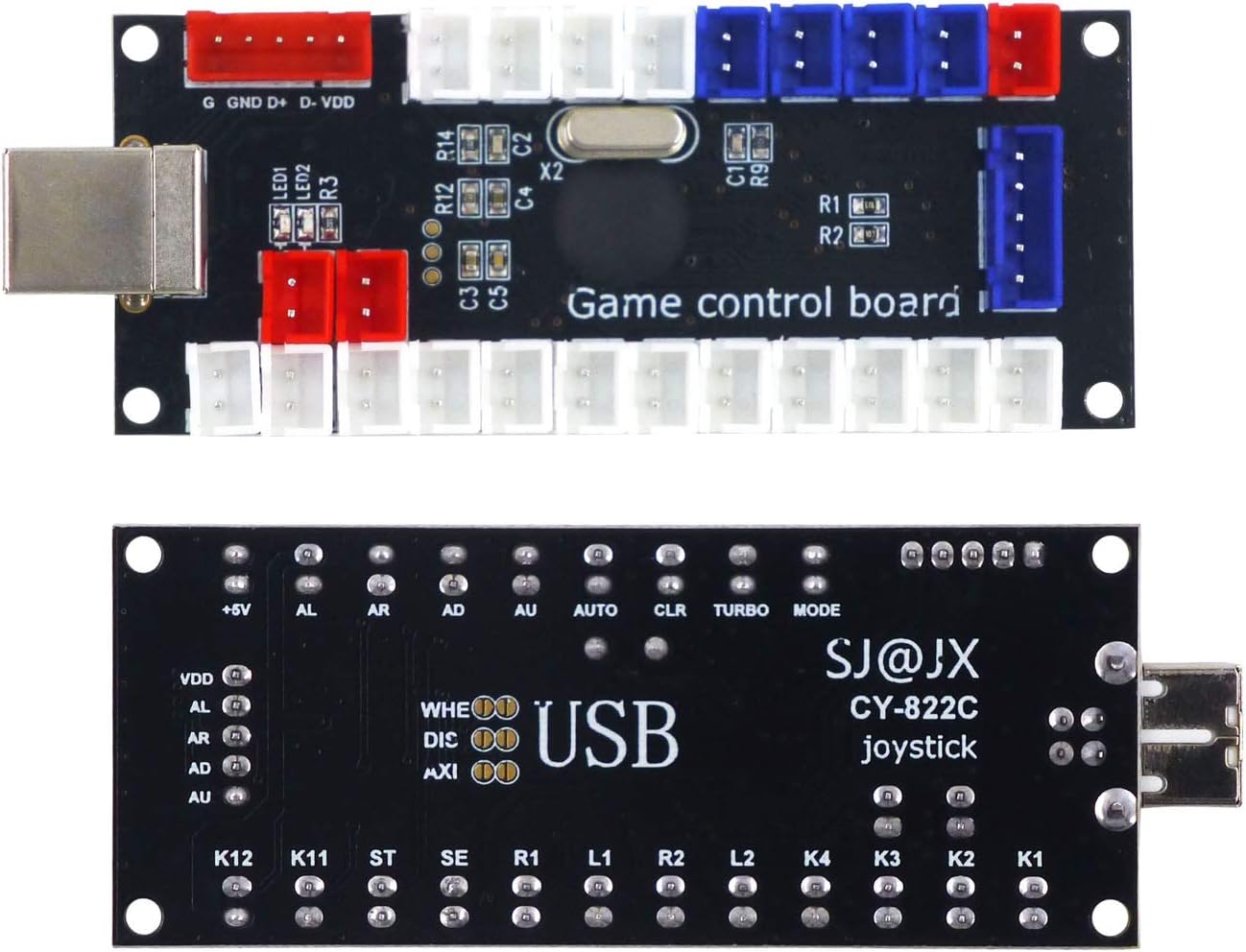 Arcade USB Encoder für 2 Spieler Retro Games, HAPP