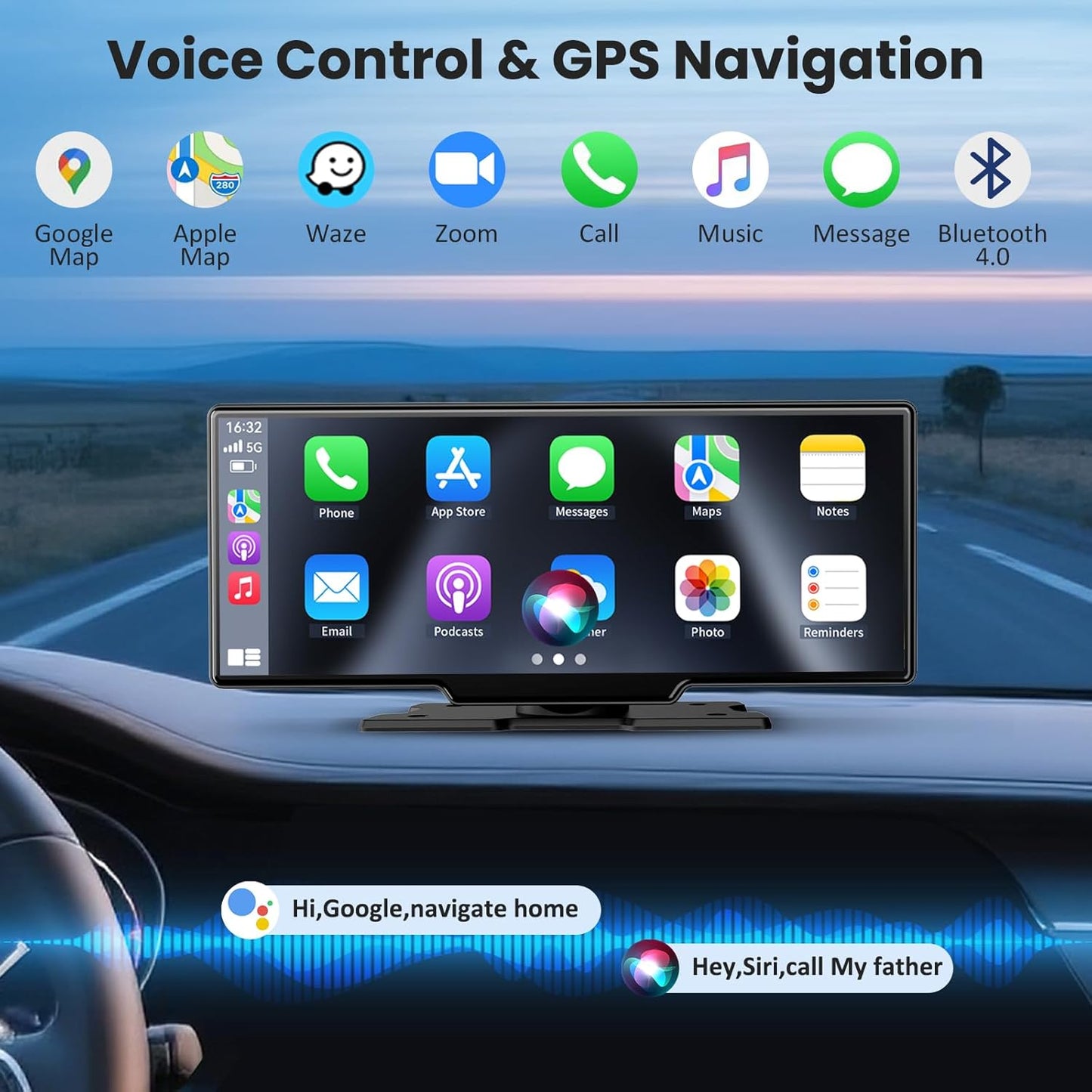 P1 Carplay Display mit Dashcam & Navigation, P1