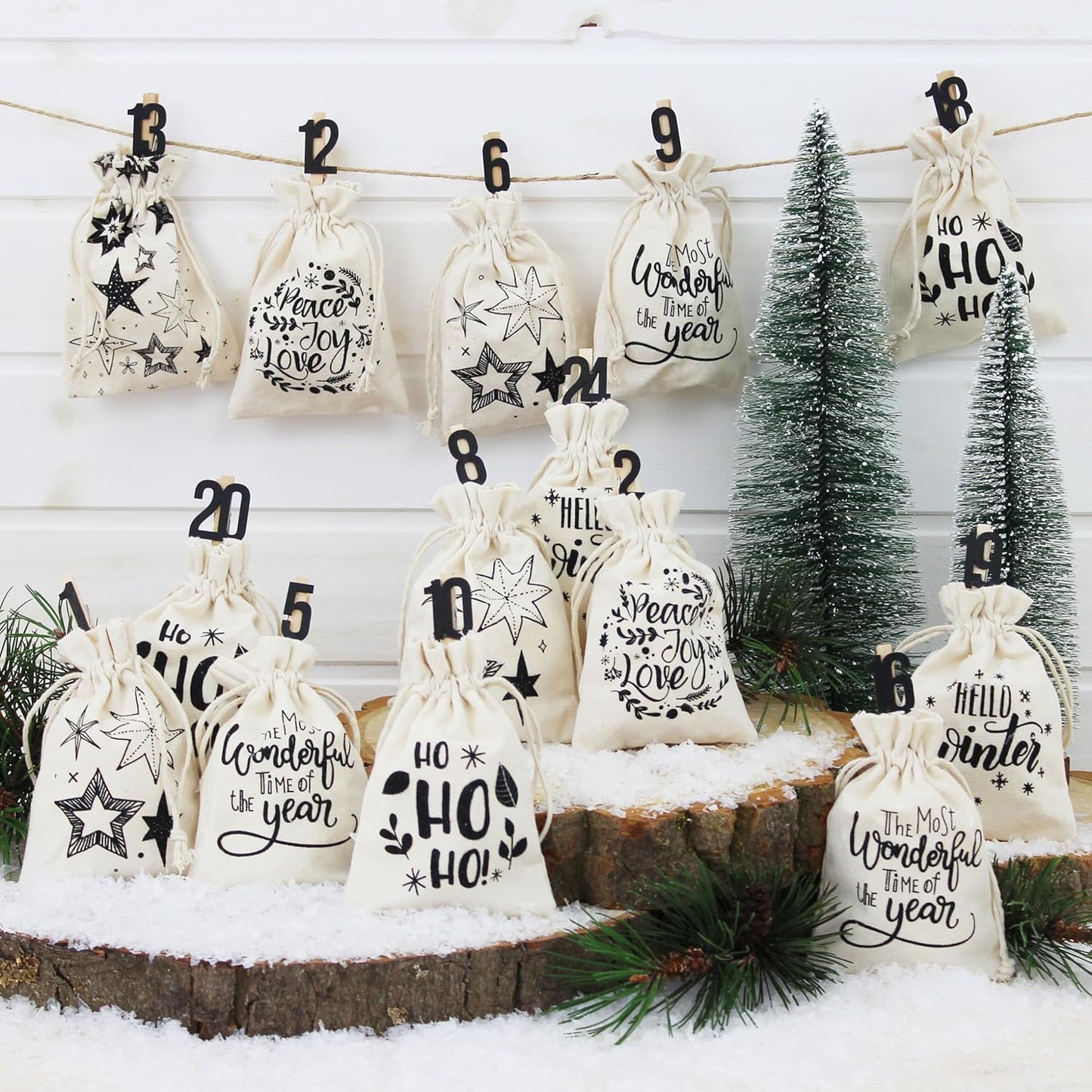 Adventskalender zum Befüllen, Hello Winter