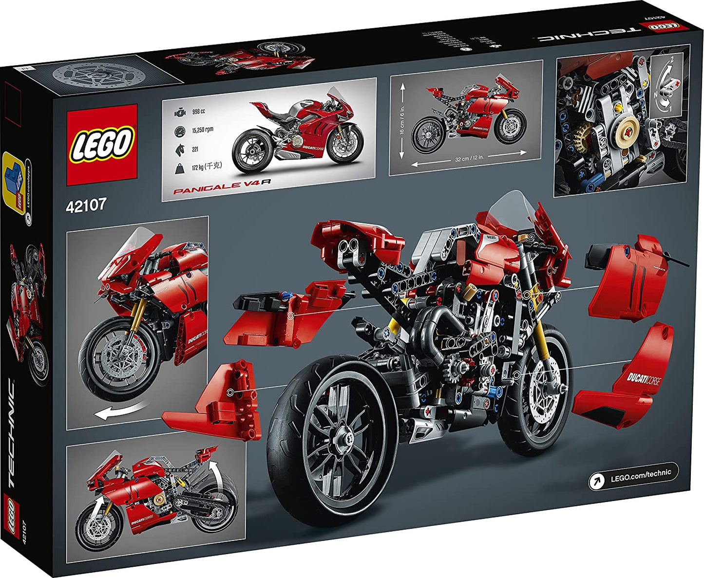 42107 Technic Ducati Panigale V4 R, Konstruktionsspielzeug