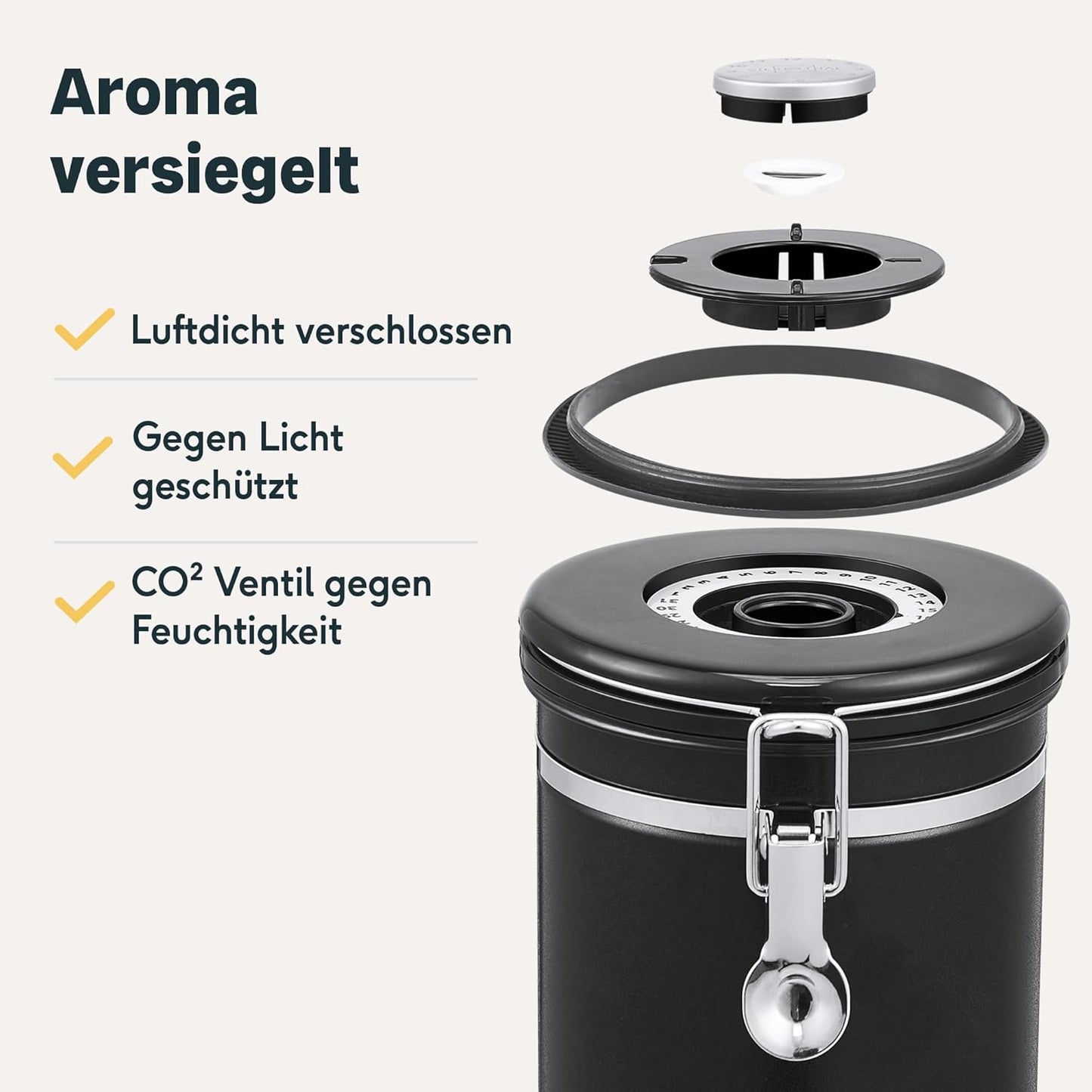 Kaffeemühle & Thermo French Press Set, Kaffee Geschenk-Set