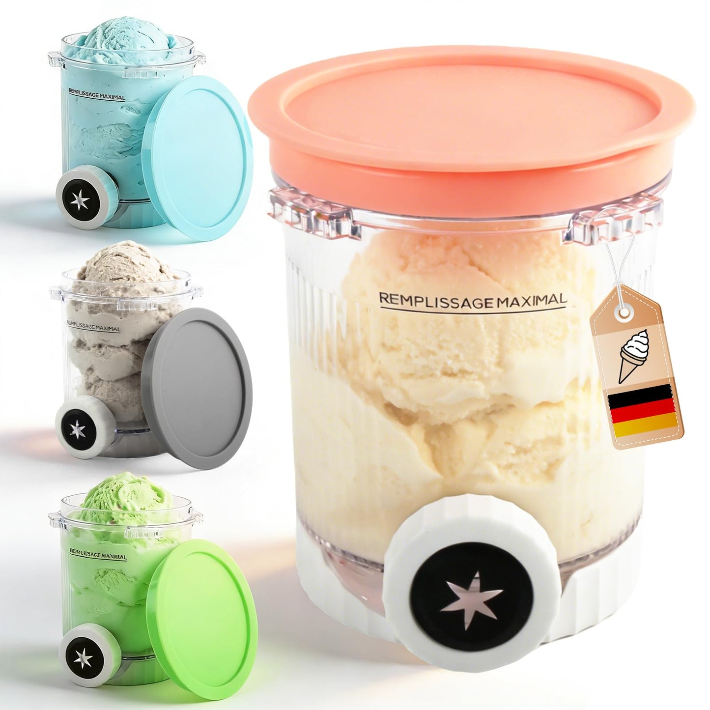 Ersatzbehälter-Set für Ninja Creami