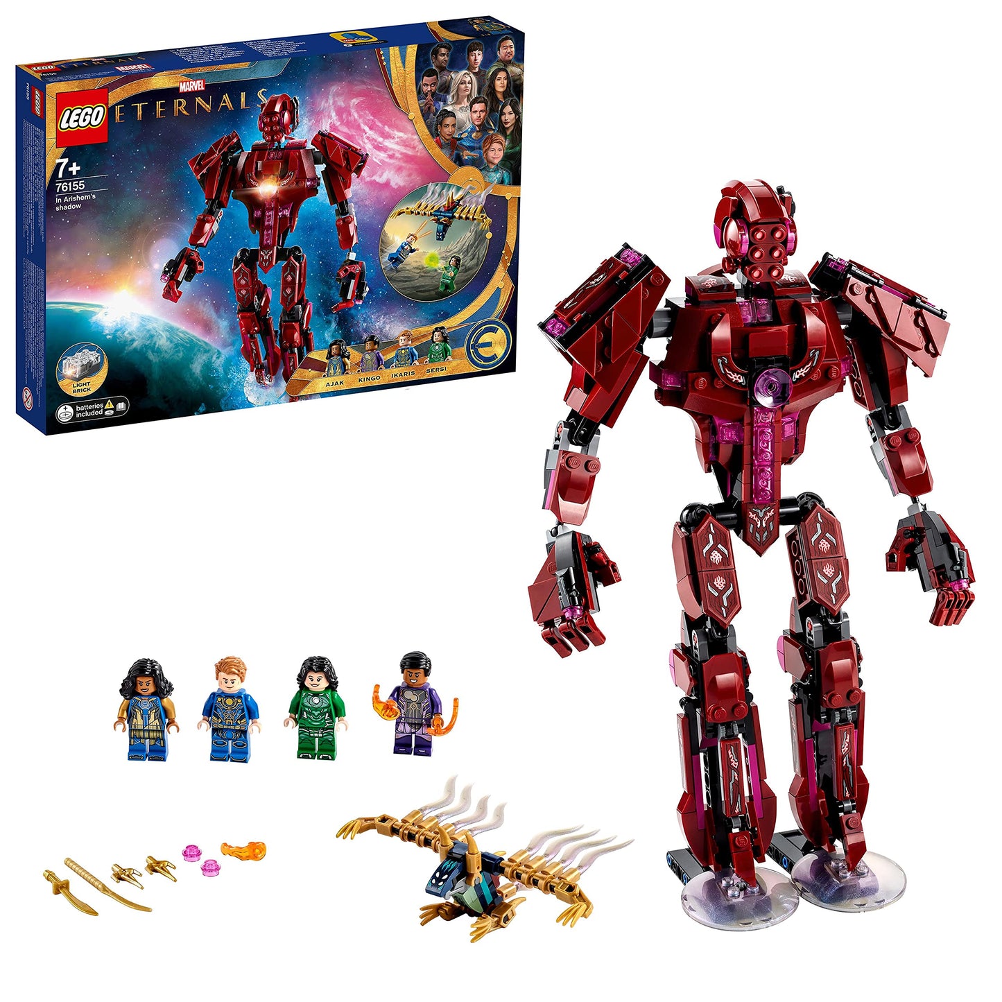 76155 Marvel Super Heroes - In Arishems Schatten, Konstruktionsspielzeug, Einzel