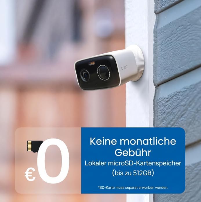 C400 Aussenkamera mit 1080p-HD und Nachtsicht, nur Kamera weiss