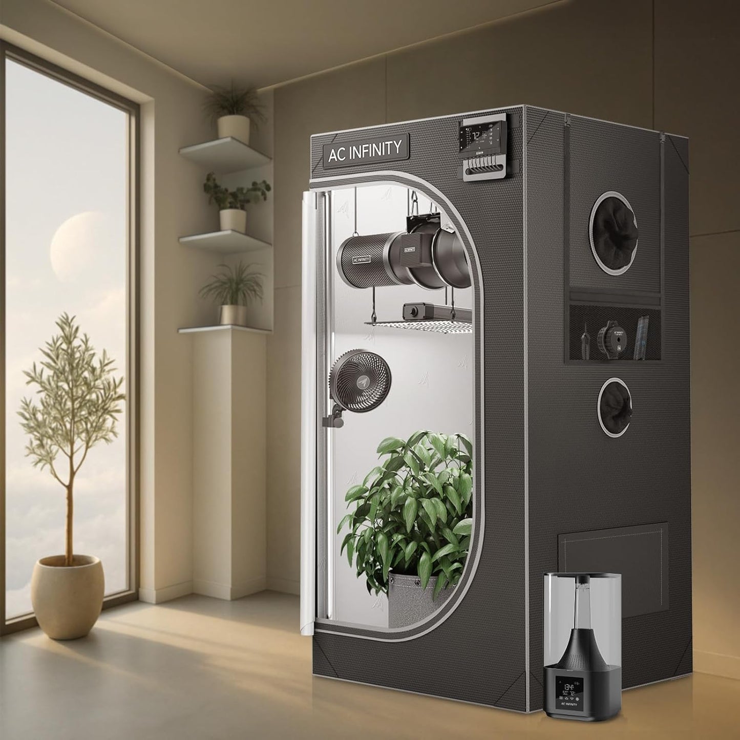 CLOUDLAB 733 Grow-Zelt, 90 × 90 × 180 cm