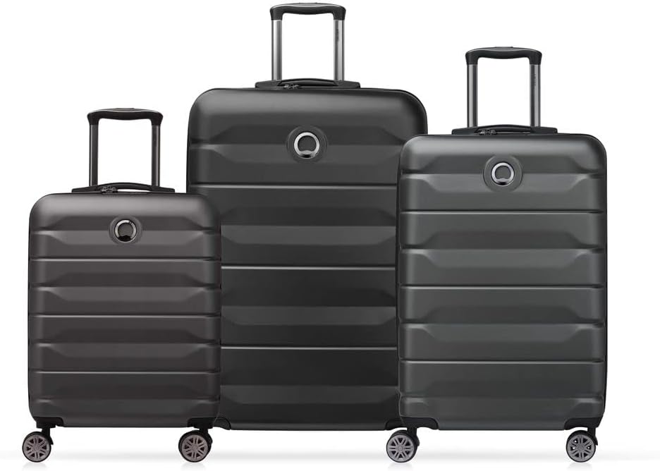 3-teiliges Koffer-Set Air Armour, SET DE 3 VALISES Schwarz