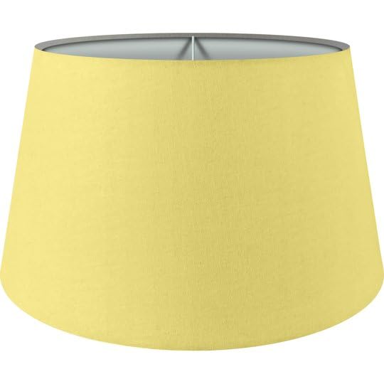 Lampenschirm, 35 cm, Gelb XXL = ØU: 35cm | ØO: 27cm | H: 20cm