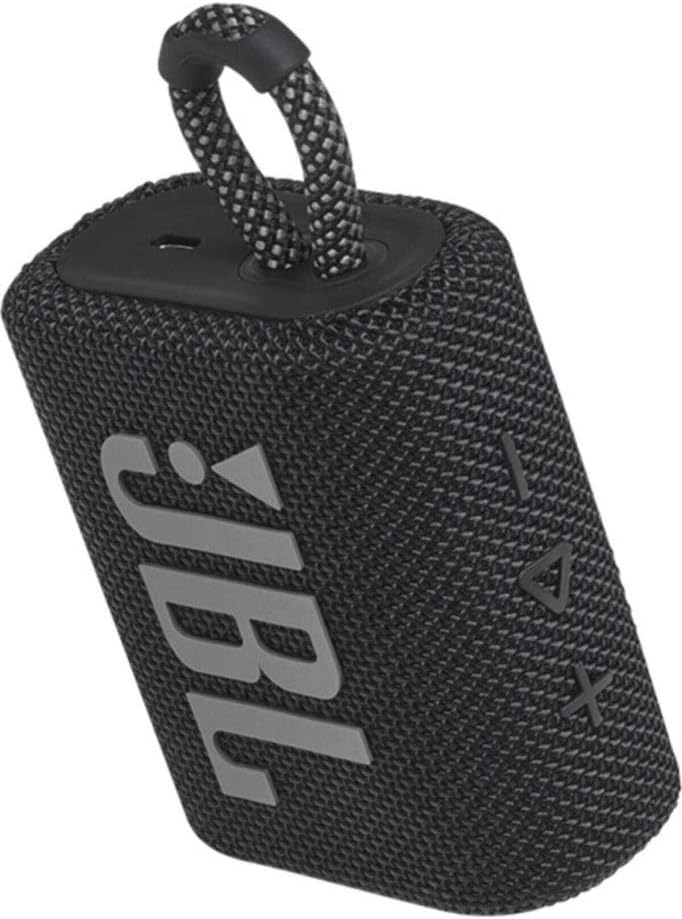 Bluetooth-Box GO 3 mit Wasserschutz, Schwarz