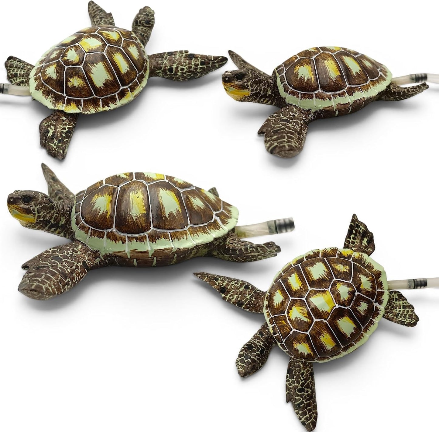 Solar-Wasserspeier Schildkröte für Teich 20x21x6 cm