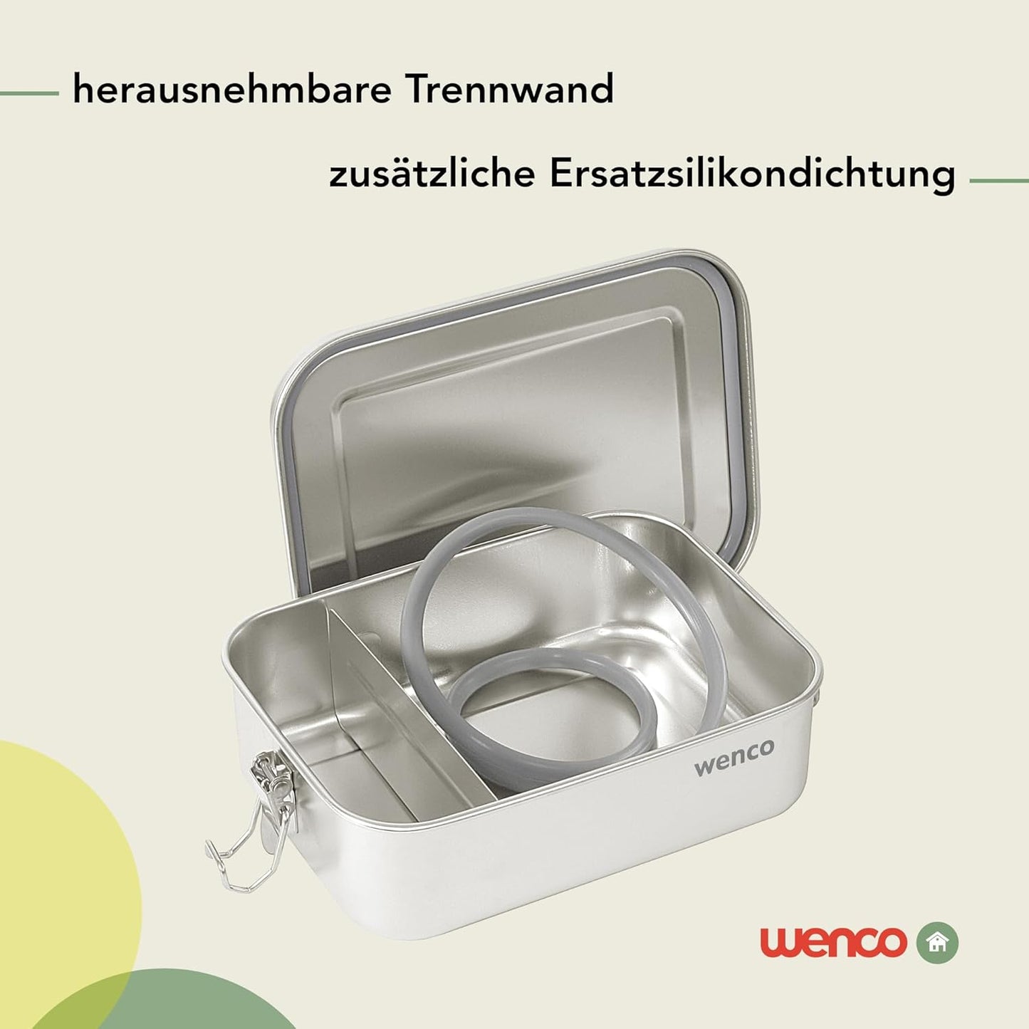 Lunchbox mit 2 Fächern, 1500ml
