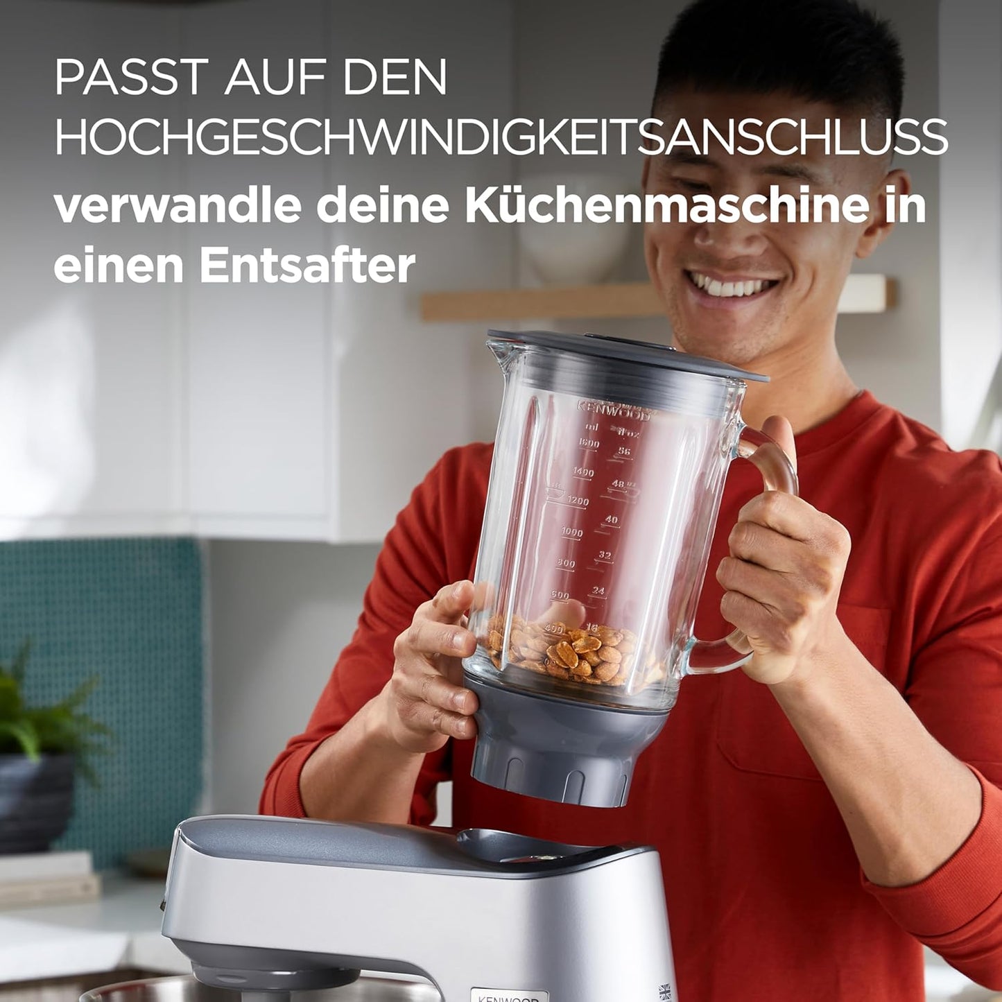 ThermoResist Glas-Mixaufsatz KAH359GL für Küchenmaschinen