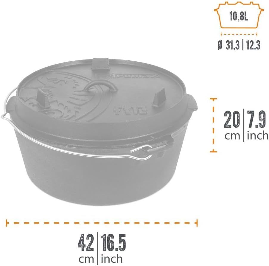 Feuertopf Dutch Oven, 10,8 Liter