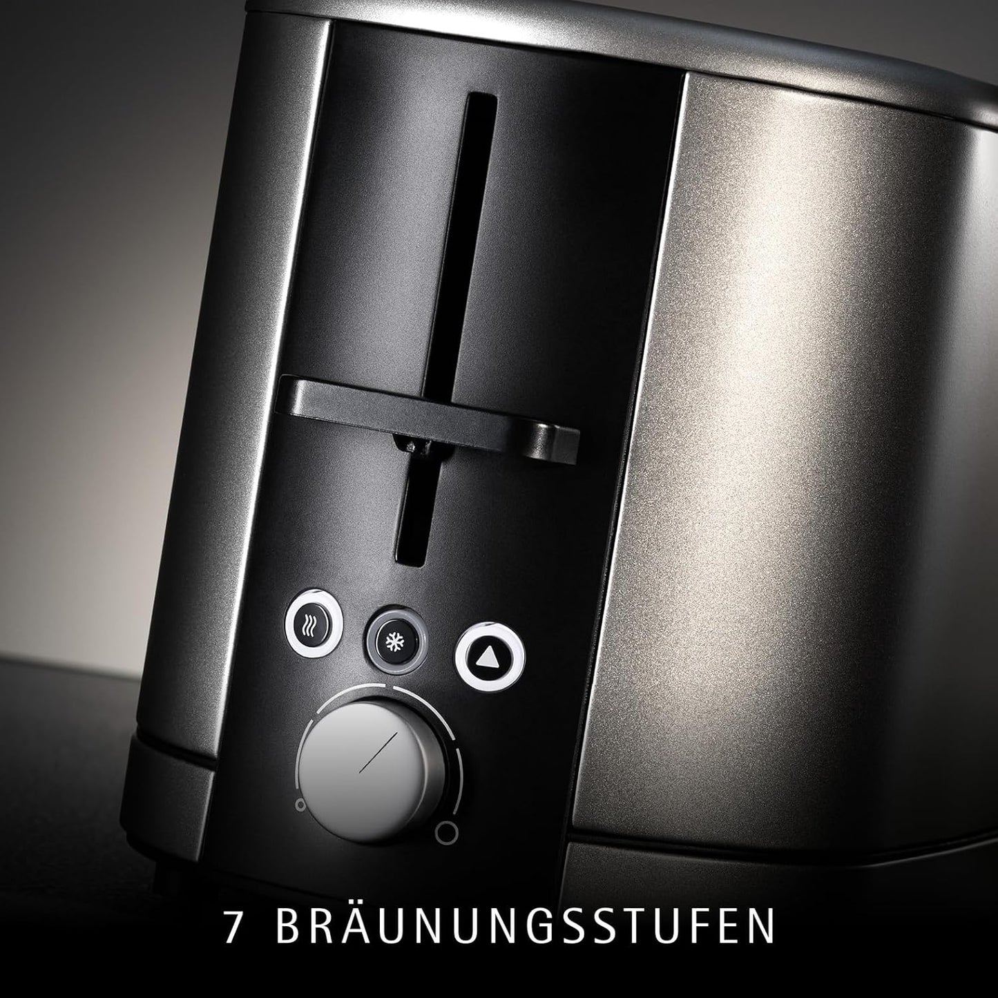 Doppelschlitz Toaster mit Brötchenaufsatz, Lono - 2 Scheiben