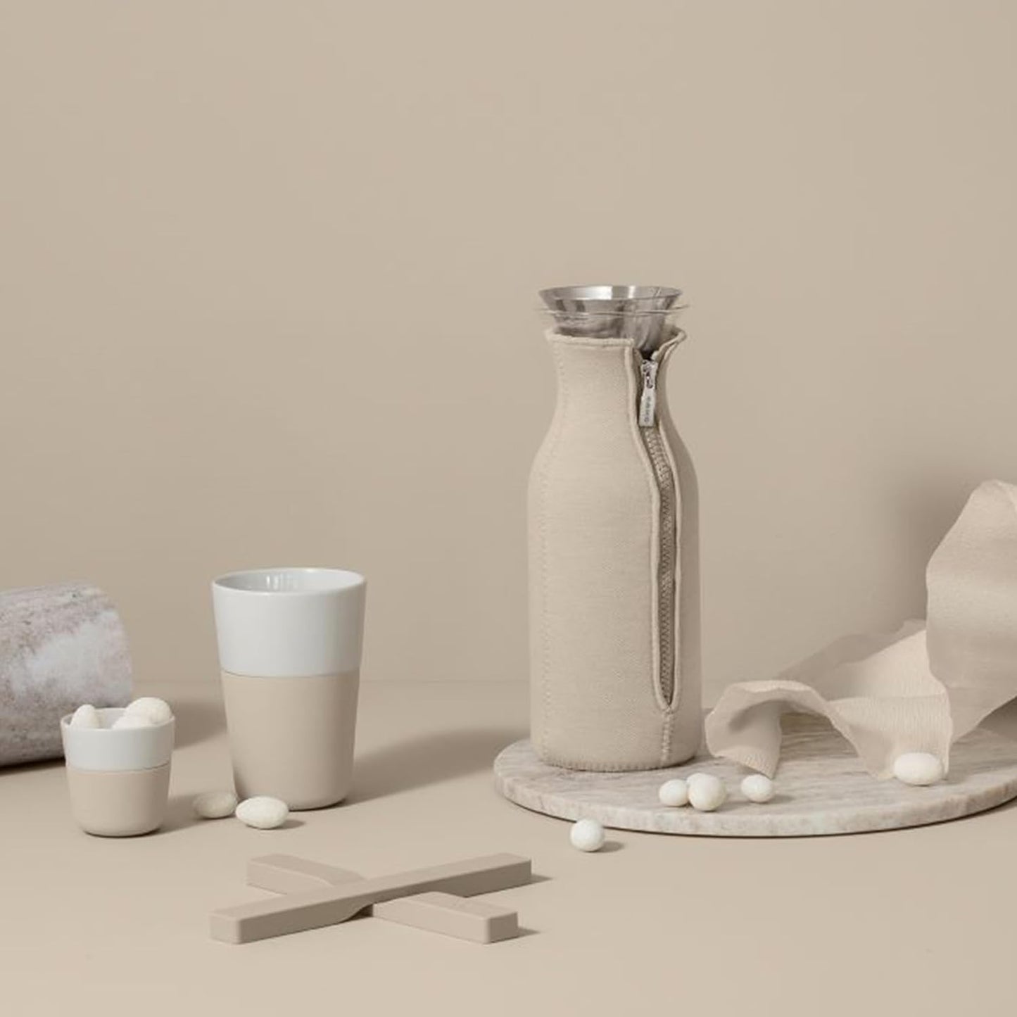 Magnetischer Untersetzer, 20 cm Caramel Cream