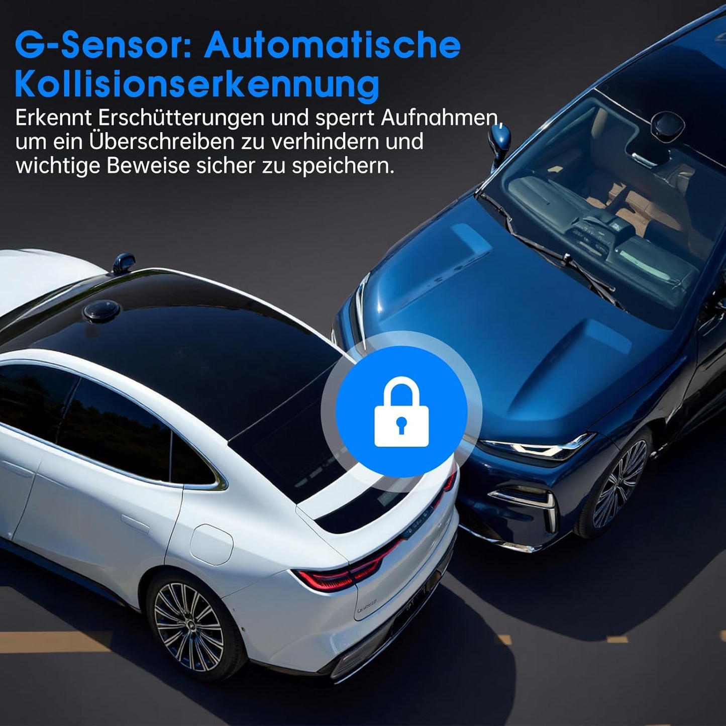 Dashcam Auto für Vorne und Hinten, 339CT