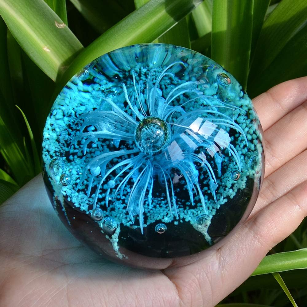 Briefbeschwerer, Glasstatuenball