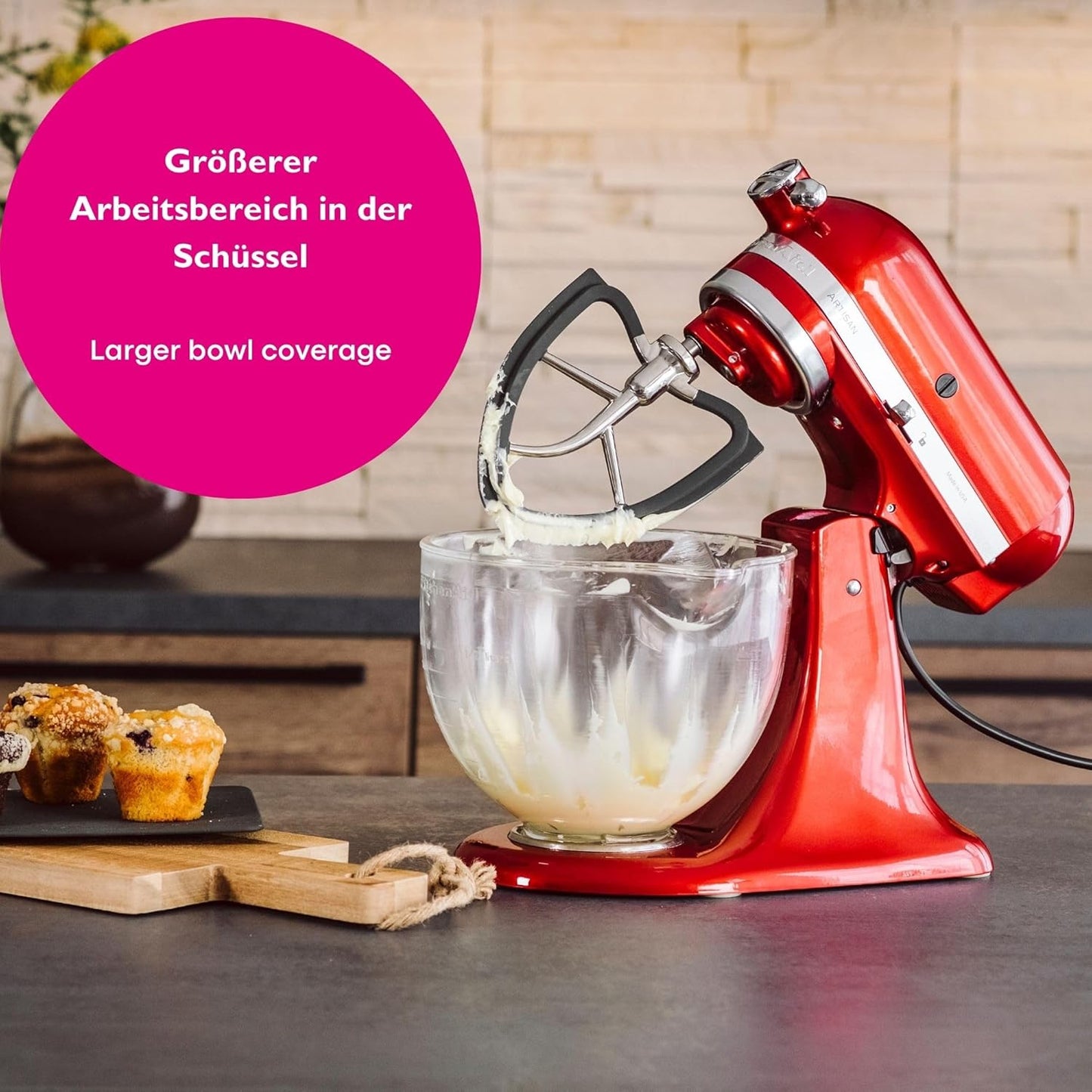 Profi-Flexirührer Tornado für Kitchen Aid