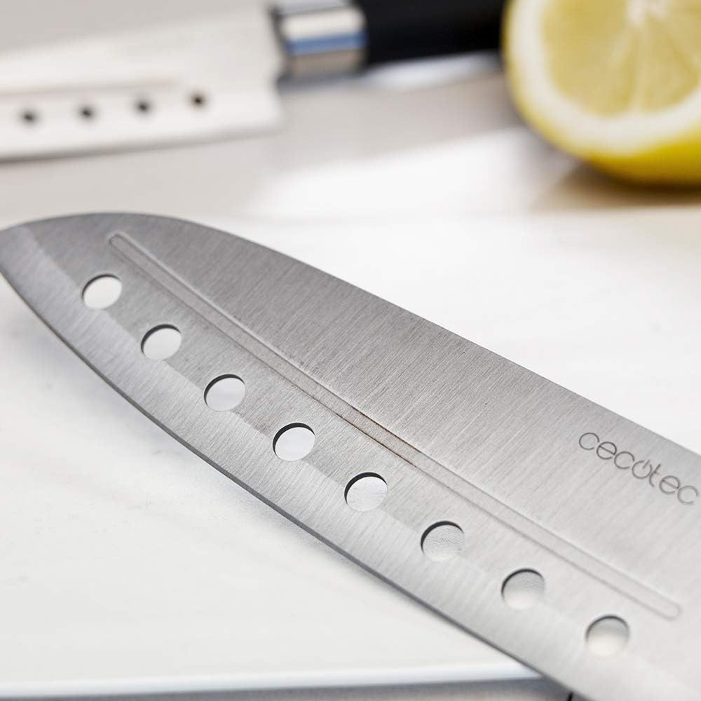 4-teiliges Santoku-Messerset, Zwart