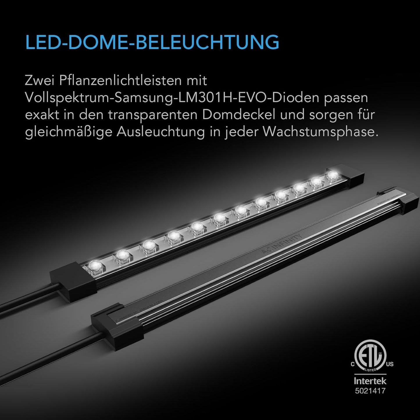 Keimset mit Setzlingschale, Large Light Kit